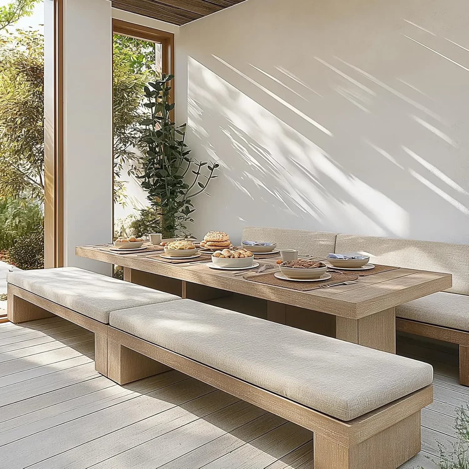 Cuscini per panca lunghi personalizzati Sedile per sedia Cuscino per divano Cuscino decorativo per finestra a bovindo per divano Panca da giardino Sedile posteriore altalena