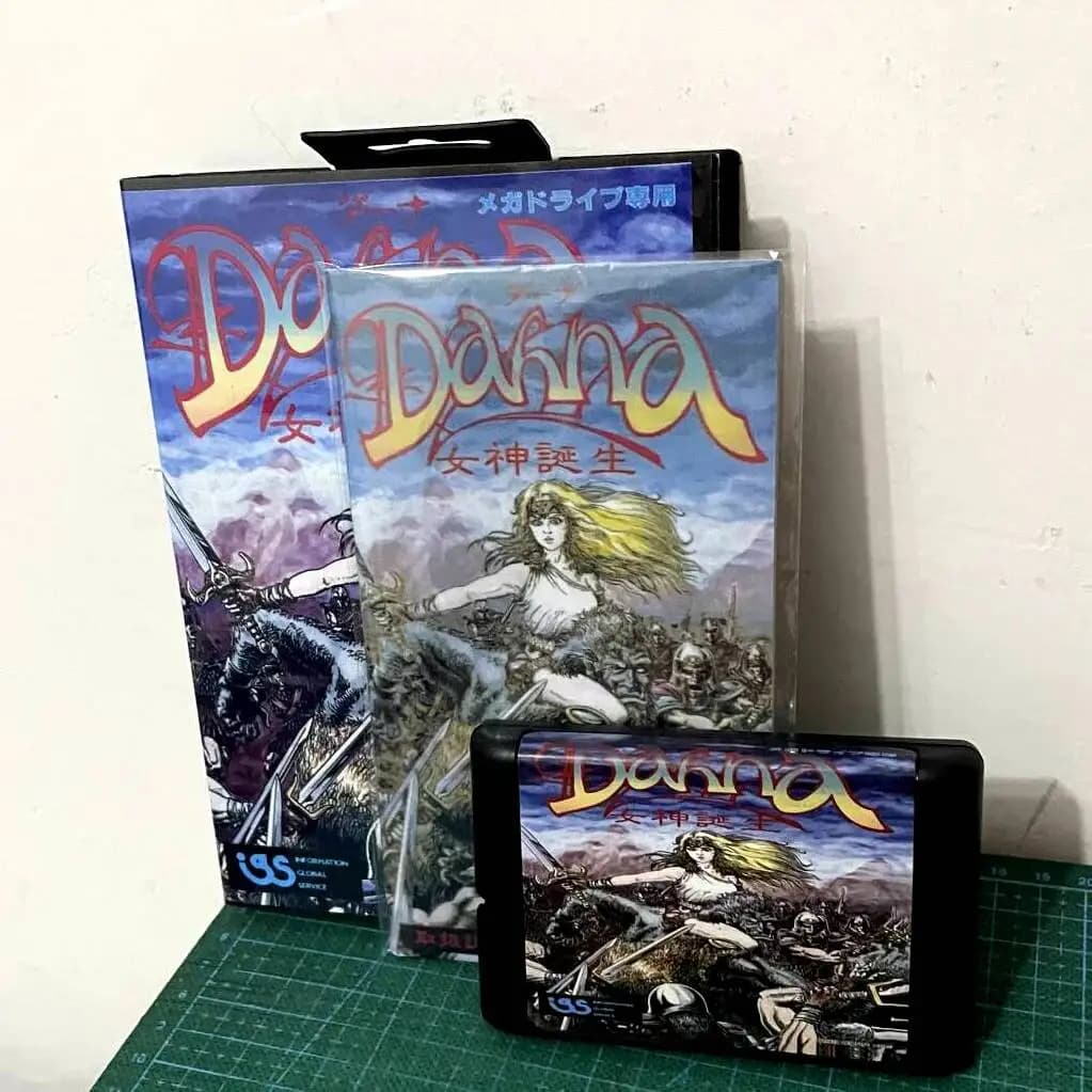 Nuovo Arrivo: Dahna Megami Tanjou con Scatola e Manuale, Scheda di Gioco 16bit MD per Sega Mega Drive e Genesis