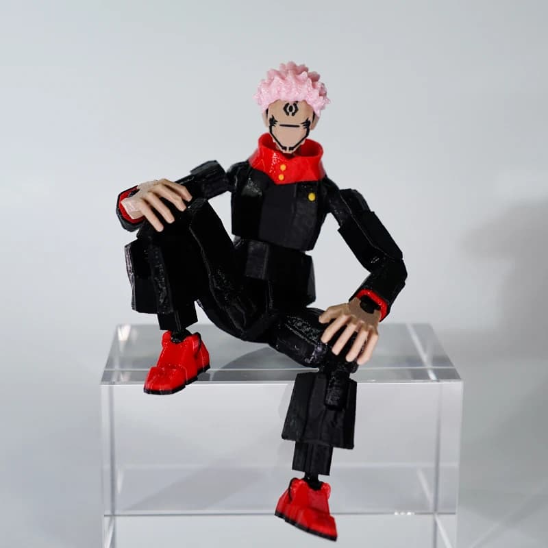 3D Stampato Jujutsu Kaisen Ryomen Sukuna Anime Multi-Giunto Shapeshift Giocattoli Action Figures Mannequin Modello Ornamenti Regali