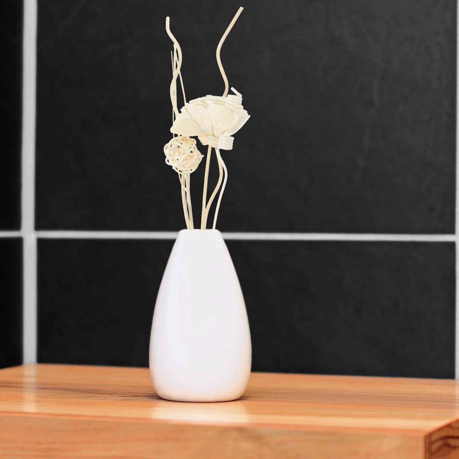 Set di 1 Diffusore di Aromi a Forma di Rosa Artificiale, Bastoncini Decorativi per Diffusore di Oli Essenziali per Casa e Ufficio