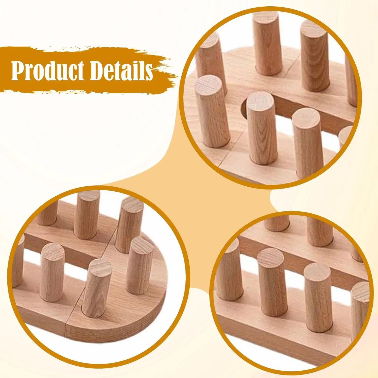 Portable Chunky Blanket Loom Hand Weaving Kit for DIY Household Crafting Throw Blankets Beginners