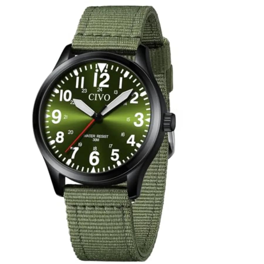 Orologio Militare da Uomo Impermeabile: Orologi Analogici Classici da Polso per Uomo