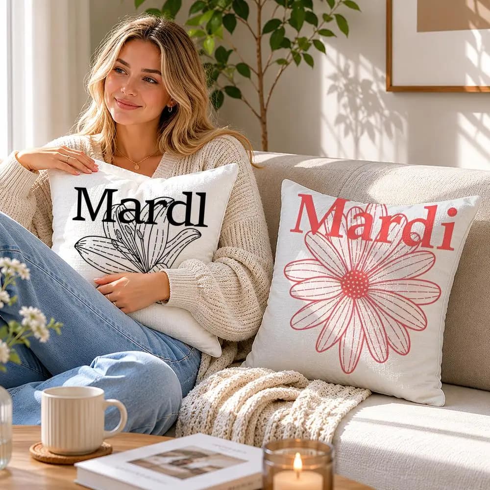 Brand C-CITROEN Cushion Cover Throw Pillow Cover Decorative Cushion Case for Home Sofa Bed Outdoor Decor