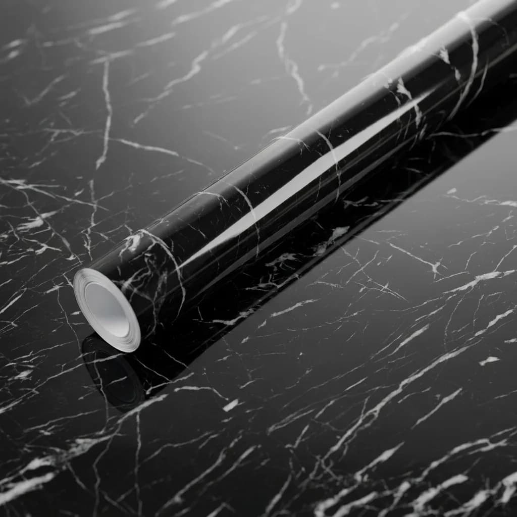 80cm Waterproof Wall Stickers Marble Vinyl Film Self Adhesive Wallpaper for Bathroom Kitchen Cupboard Countertops Contact Paper