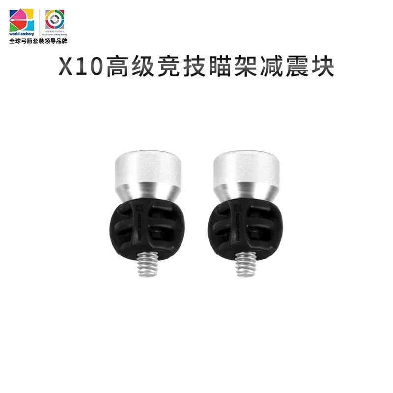 SANLIDA X10 Arco ricurvo Sight Ammortizzatore Stabilizzatore Ammortizzatore Ridurre le vibrazioni per tiro con l'arco Caccia Tiro al bersaglio Accessori