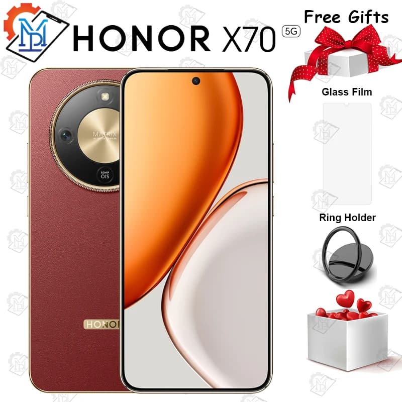 Smartphone HONOR X70 5G Originale, Display AMOLED da 6,79 Pollici, Snapdragon 6 Gen 4, Batteria da 8300mAh, NFC, Google Play