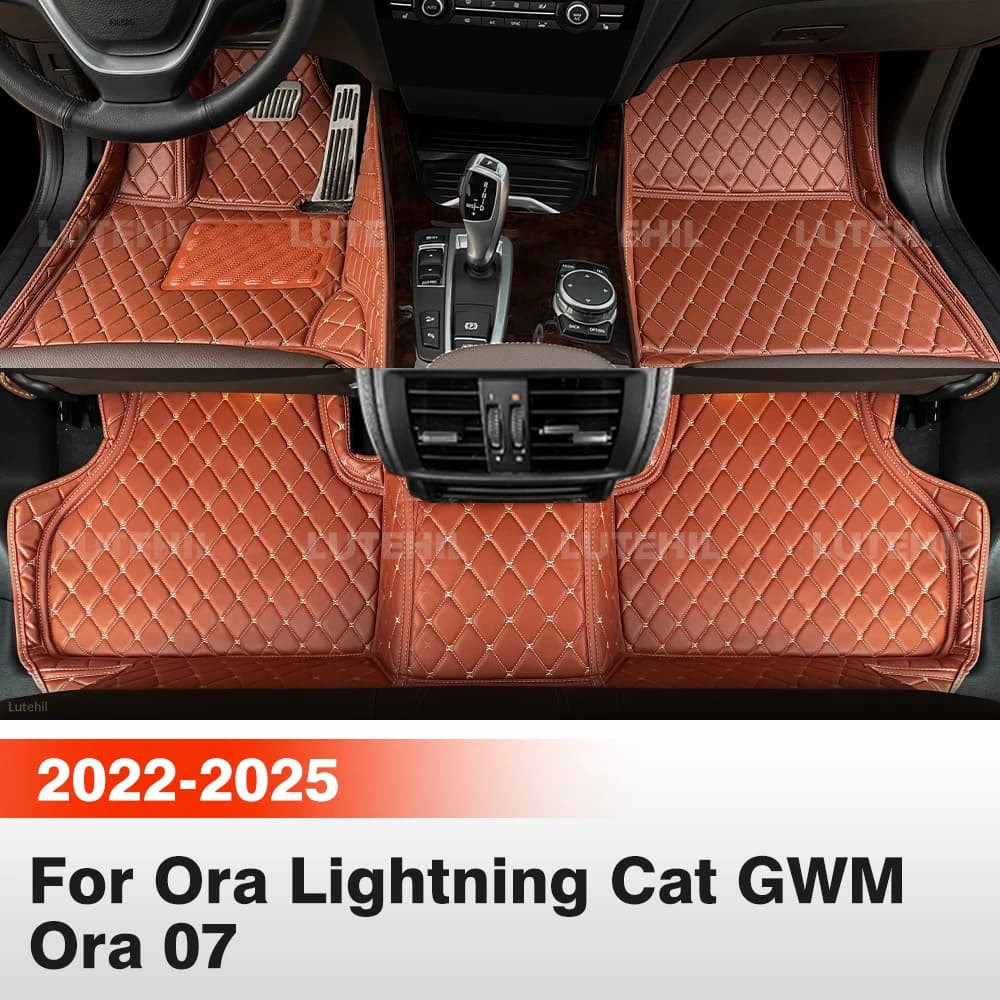 Car mats for Time Lightning Cat GWM Now 07 (5 Posts) 2022-2025 24 23, Cover Carpet for All Seasons, Internal Protection