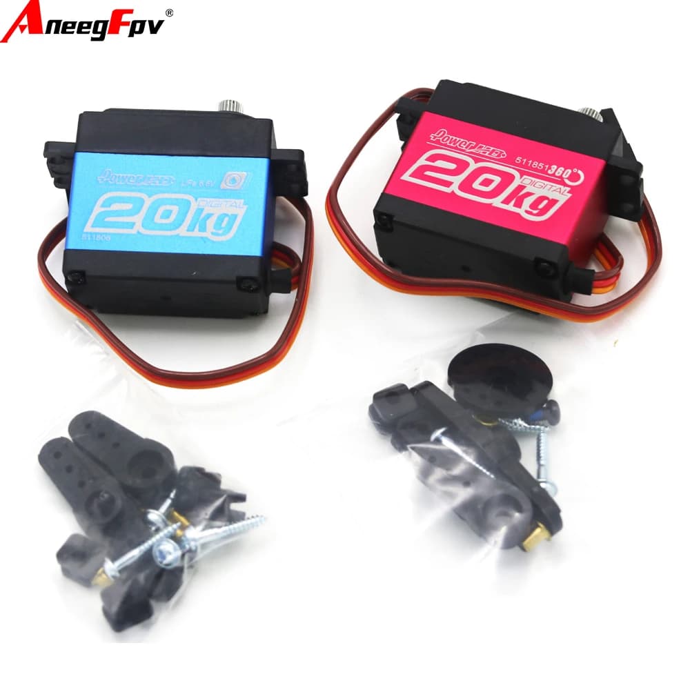 Power HD LW-20MG LF-20MG Impermeabile 20 kg Digital Metal Gear Servo RC Elicottero Barca