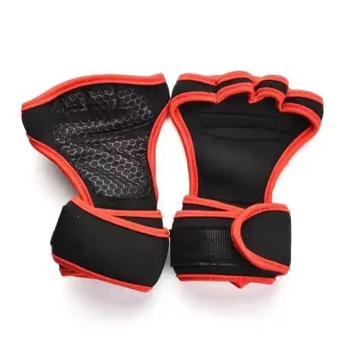 Fitness Weight Lifting Gloves, Breathable Non‑Slip Half‑Finger Gloves With Wrist Compression Support for Strength Training, Dumb
