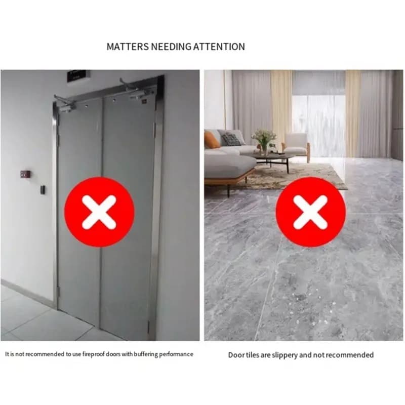 ABFU-Step On The Door Suction Brake And Positioning Stopper, Stop The Door At Will