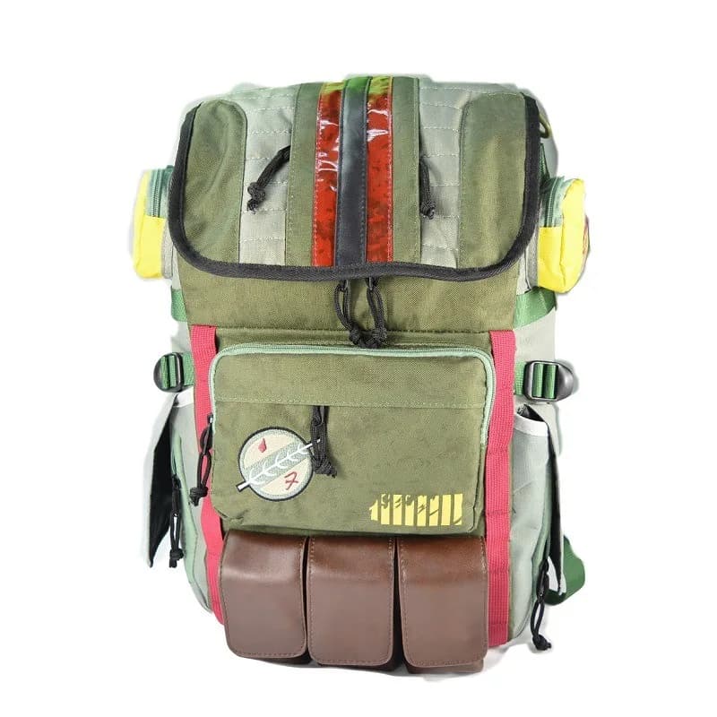 Star Wars Film and Television Merchandising Boba Fett Armour Backpack for Students Travel Laptop Bag Daily Use for Students