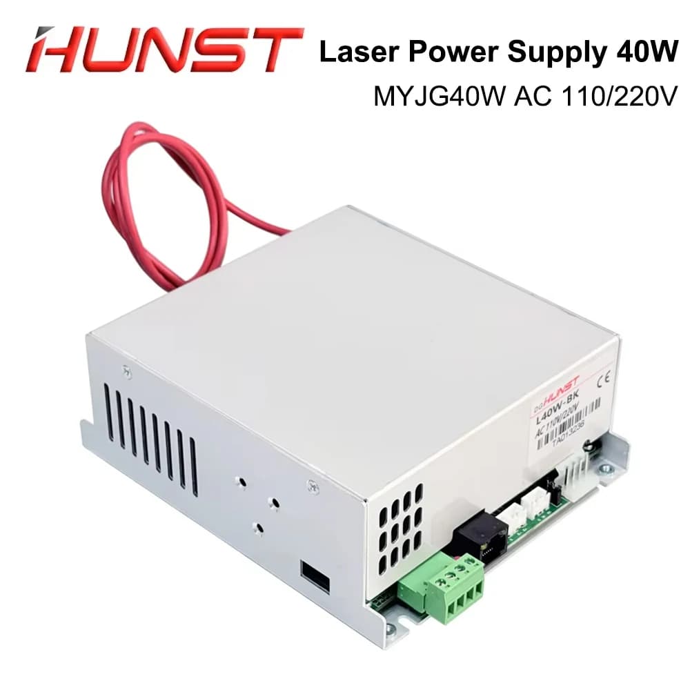 Alimentatore Laser CO2 Hunst MYJG 40W 110V/220V con Porta LCD, Generatore Laser per Macchina per Incisione Laser 40W 50W