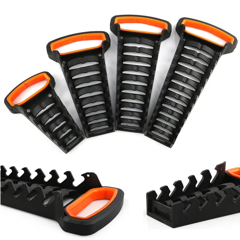 Chiave in plastica Organizzatore Vassoio Prese Strumenti di archiviazione Rack Selezionatore Supporti per chiavi standard Supporto per chiavi Chiave Torx Rack di stoccaggio