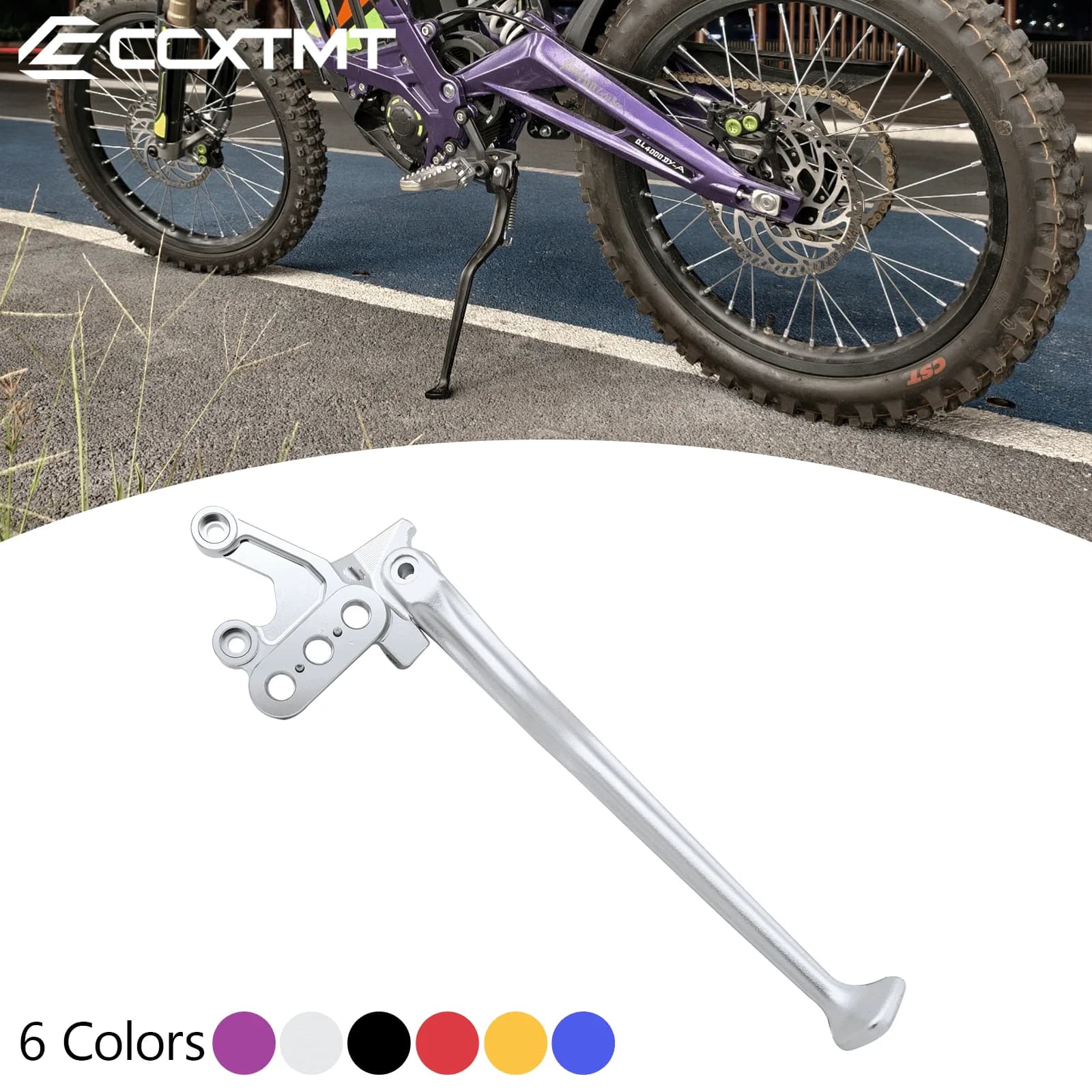Staffa laterale per bici elettrica Supporto per piede Staffa per poggiapiedi adatta per Sur-Ron Surron Light Bee X e Light Bee universale