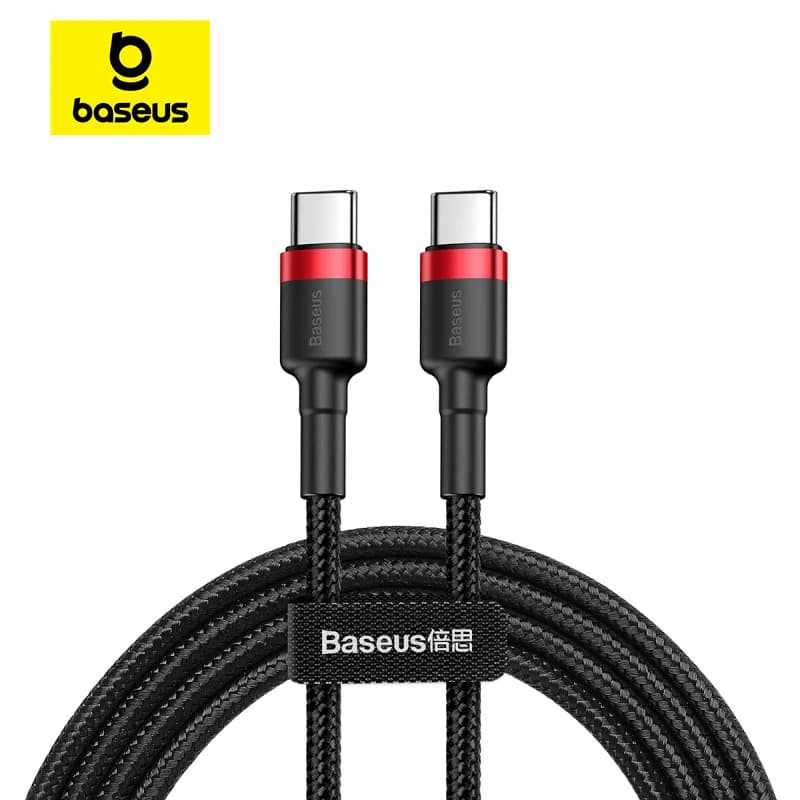 Baseus cable from USB C to USB type C for MacBook Pro Quick Charge 3.0 60W PD Quick Charging for Samsung Xiaomi Mi Charging Cable