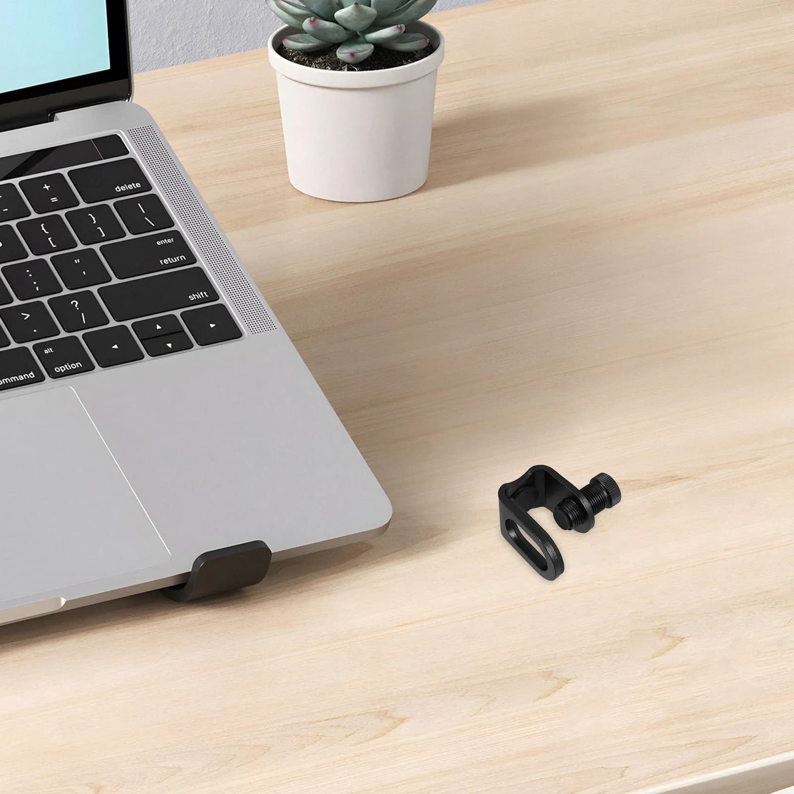 Selfie Light Clip Mount Holder Video Conference Fill Light Screw Clamp Stand for Monitor Camera Screen LCD Display