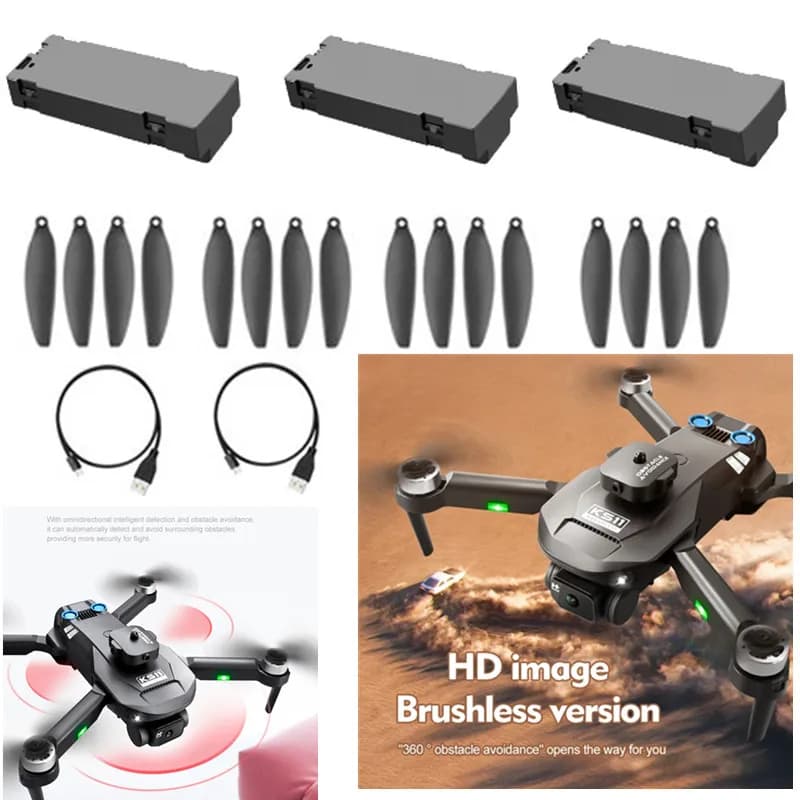 Batteria per Drone KS11 3.7V 1800mAh /Elica/USB LS-KS11 Accessori Originali per Drone KS11 Batteria per Drone RC KS11 Giocattoli Drone KS11