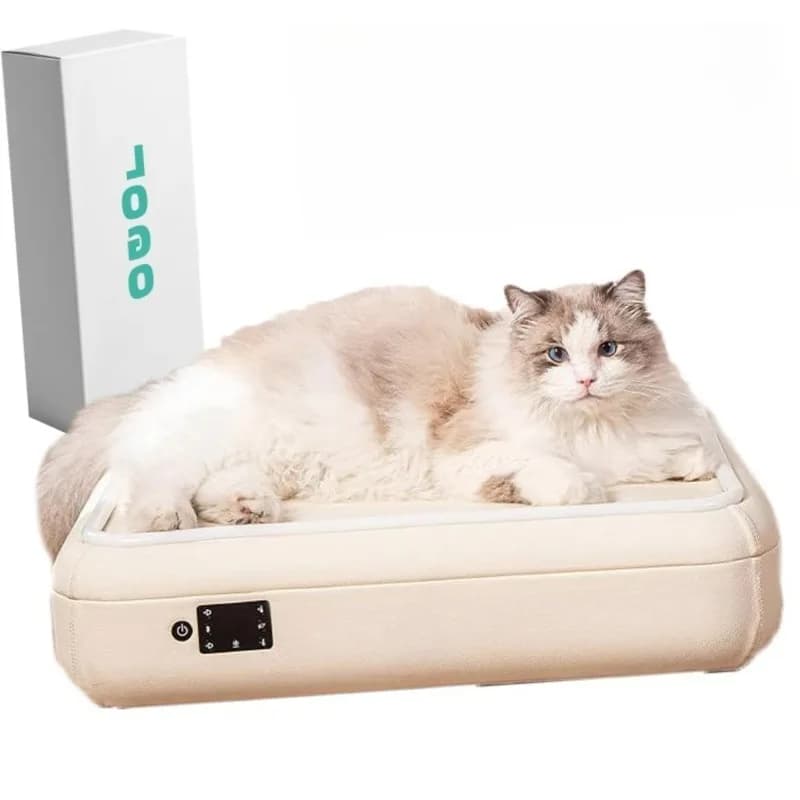 Cuccia Intelligente 2026 per Cani, Calda/Rinfrescante con Controllo della Temperatura, Lussuoso Cuscino Ortopedico in Memory Foam per Animali Domestici con Rivestimento Rimovibile