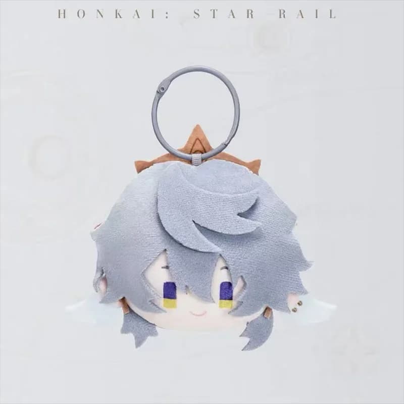 Honkai Star Rail Cute Head Plush Pendant Sunday Carnival Special Offer Anime Game Character Doll Keychain Collectible Gift