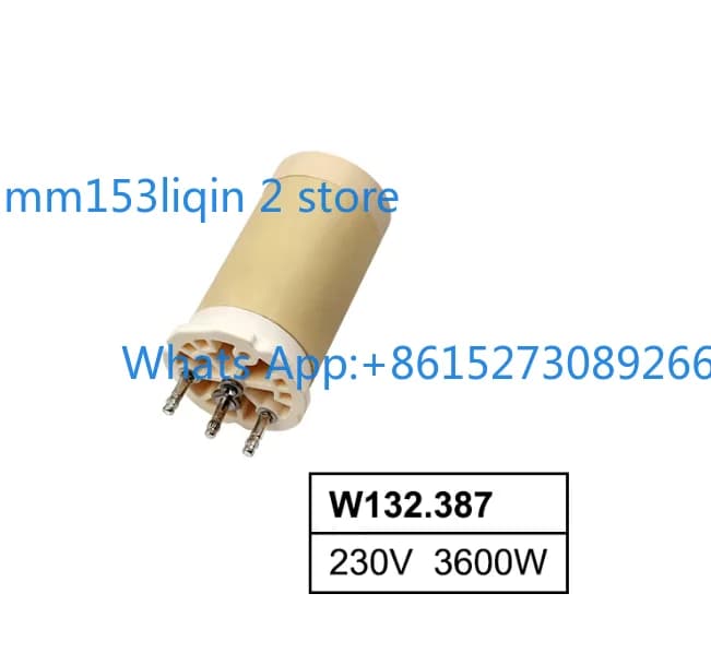 132.387 230V 3600W Riscaldatore d'aria industriale, Testa per pistola ad aria calda, Torcia per saldatura, Elemento riscaldante elettrico