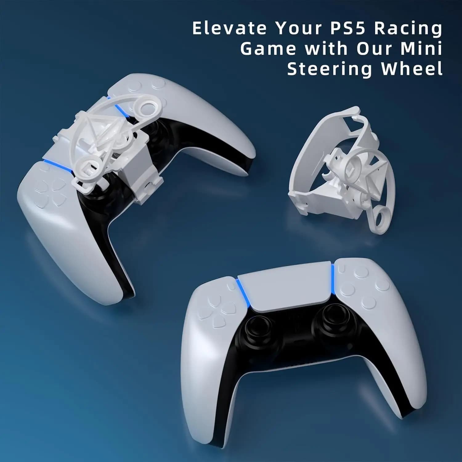 Mini volante per Controller PS5, accessorio per giochi di corse compatibile con PS5 e PS5 Slim