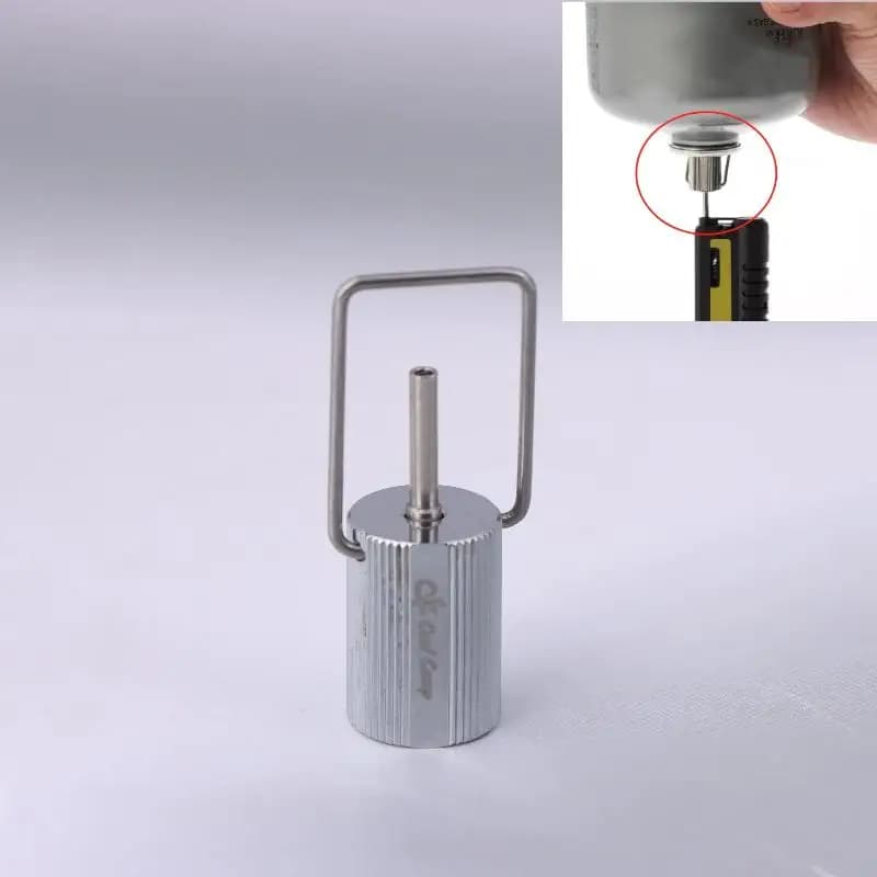 ♪ HS] 1 Piece Adapter for Refilling Camping Gas Lantern, Spare parts for Butano Gas Tank, New Practical Accessories for External Emergency Lighting