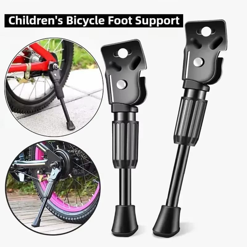 Cavalletto Bici per Bambini Rinforzato, Supporto Laterale per Biciclette da 12, 14, 16, 18, 20 Pollici