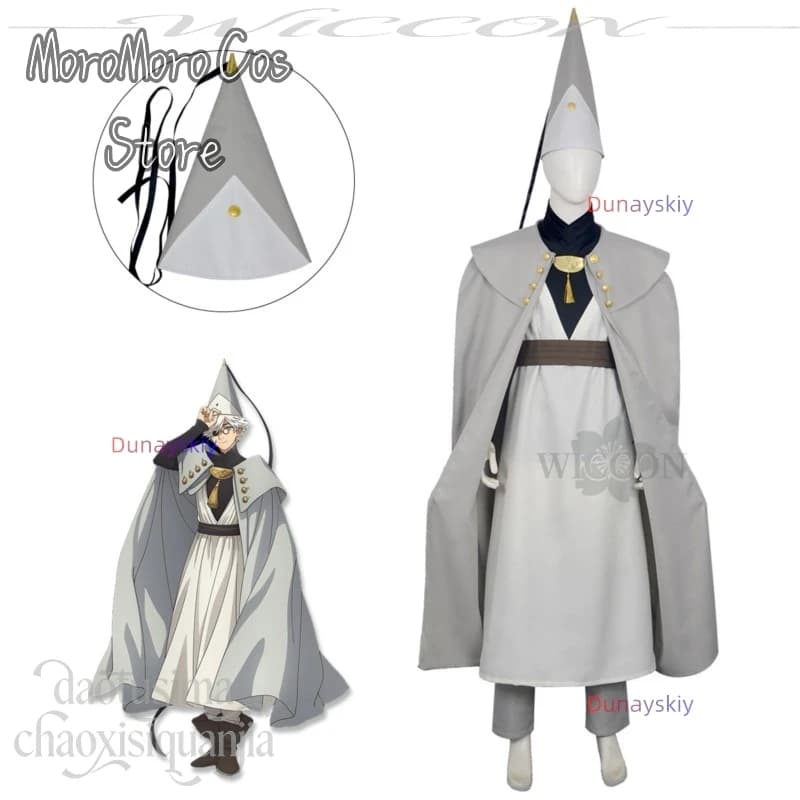 Soul witch hat, Atelier Qifrey cosplay, Gary magic hat, magic long dress, pants, wigs, for Halloween and Christmas parties