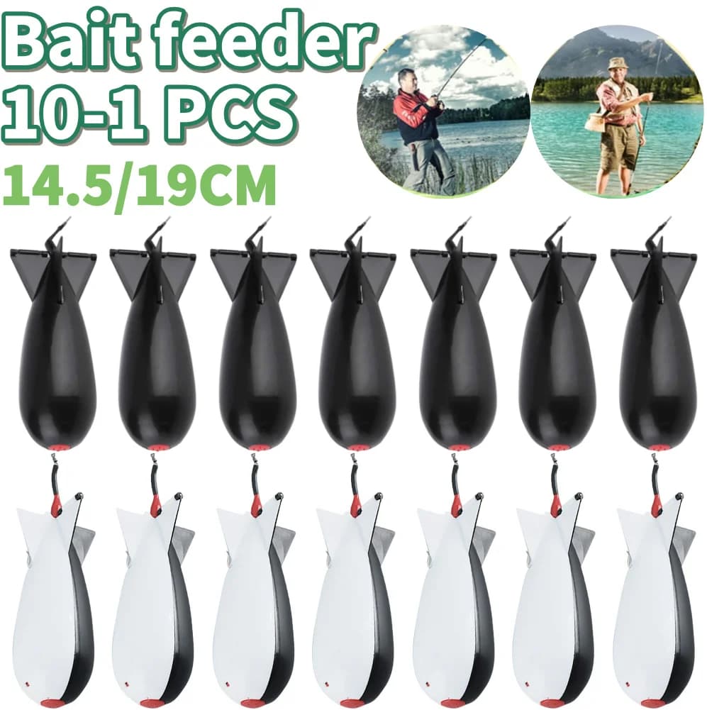 10-2 Pieces Floating Ribbed Heels for Hedgehog, Esche Container, Fishing Gear, Floating in Bomb, Esche Door, Fishing Accessories