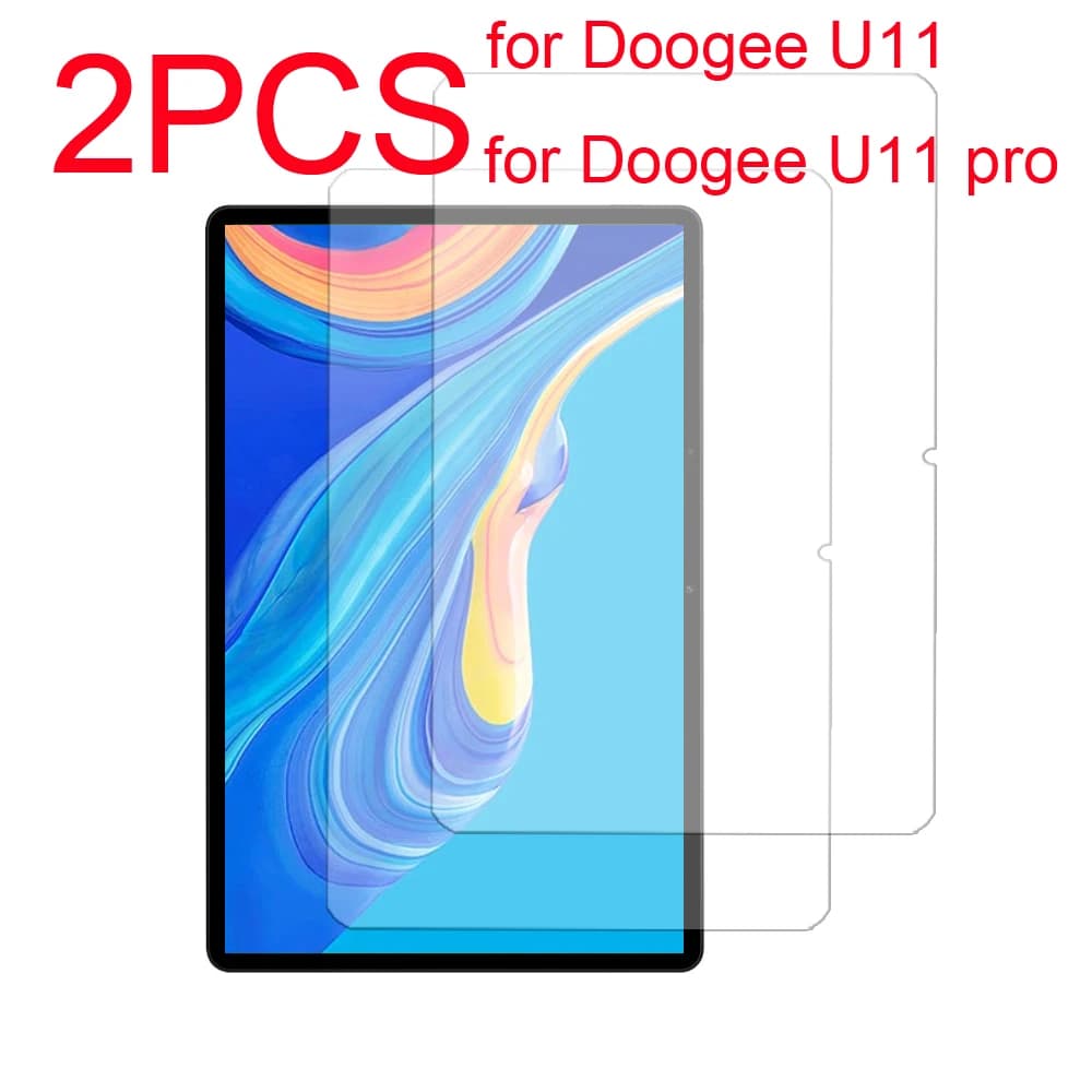 2 pezzi per Doogee U11 pro 11 ''2025 tablet protezione dello schermo in vetro temperato 2 confezioni pellicola protettiva HD antigraffio
