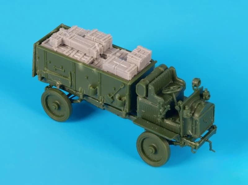 Kit assemblato modello in resina pressofusa in scala 1/72 Set di accessori per camion FWD MODELLO B (senza auto) smontato e non verniciato