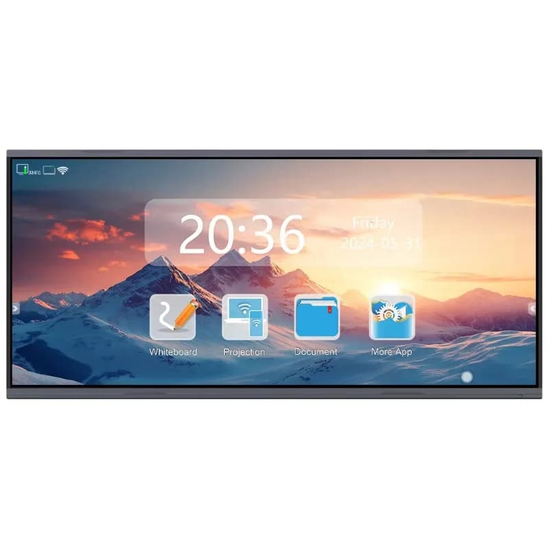 [Vendita calda] Smart Board per aula con touch screen con penna da dito Nessun proiettore necessario Display interattivo per lavagna a schermo piatto