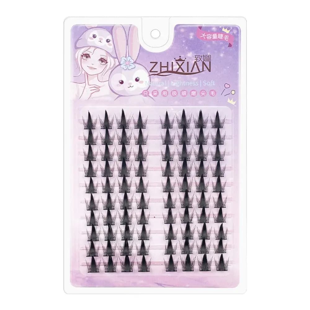 With Jelly Glue Strips Sunflower False Eyelashes Eyelashes Extension Glue Free Segmented False Eyelashes Anime Cosplay Handmade