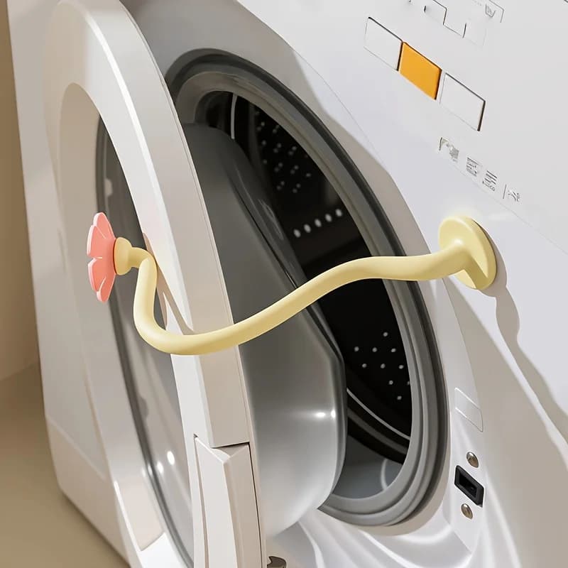 Clip Magnetica Rimovibile a Forma di Fiore per Fissaggio Porta Lavatrice, Supporto Decorativo per Tamburo della Lavatrice