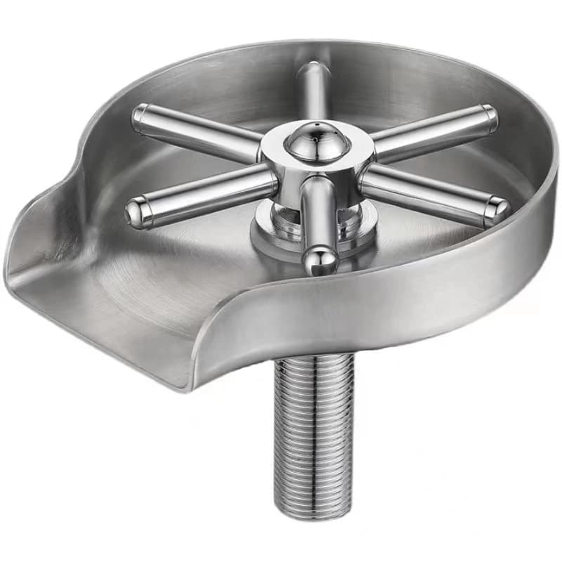 Stainless steel kitchen sink, automatic glass cup washing, high pressure spray washing machine, cup tool, clean faucet, bar, rinse, coffee jug