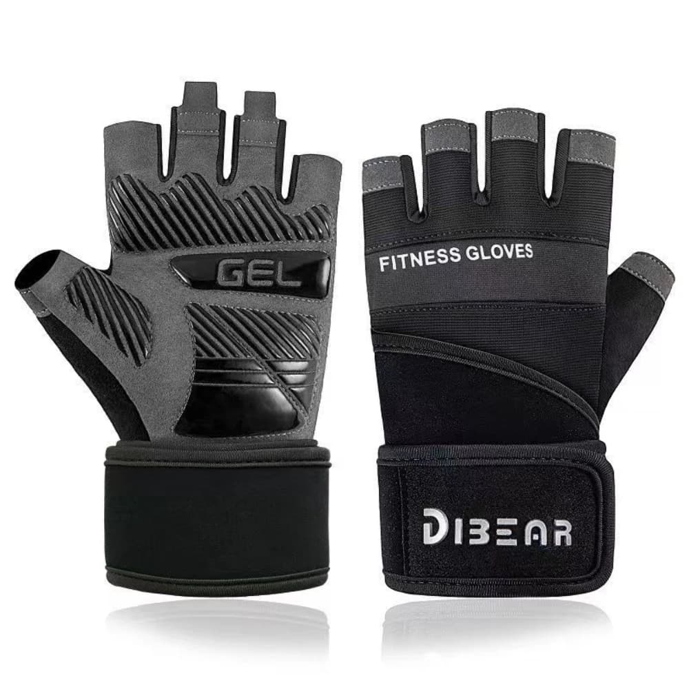 1 pair of gym gloves weight lifting gloves Fitness workout for Body Building exercise dumbbells sports workout glove for men woman