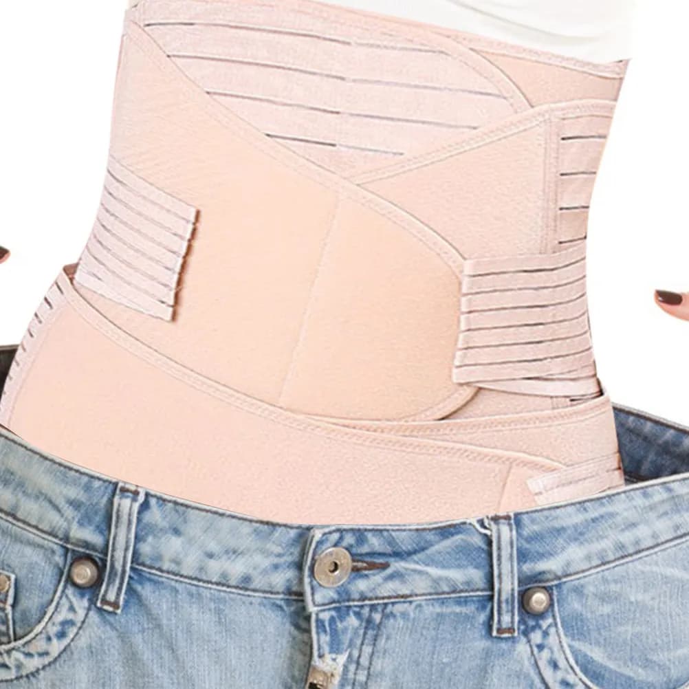 Set di 3 Fasce Addominali Post-Parto, Cintura Professionale per il Recupero della Vita, Resistente all'Usura e Leggera, per Yoga, Corsa e Accessori per la Puerpera