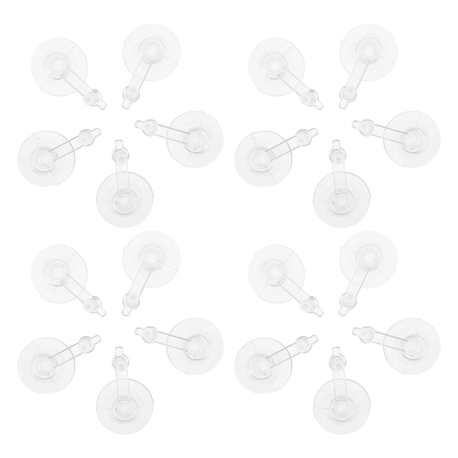 100Pcs Transparent PVC Inflatable Nozzle with Precision Flip Cap for Pool Floats Swimming Rings Life Buoy Inflatable Sofa Air