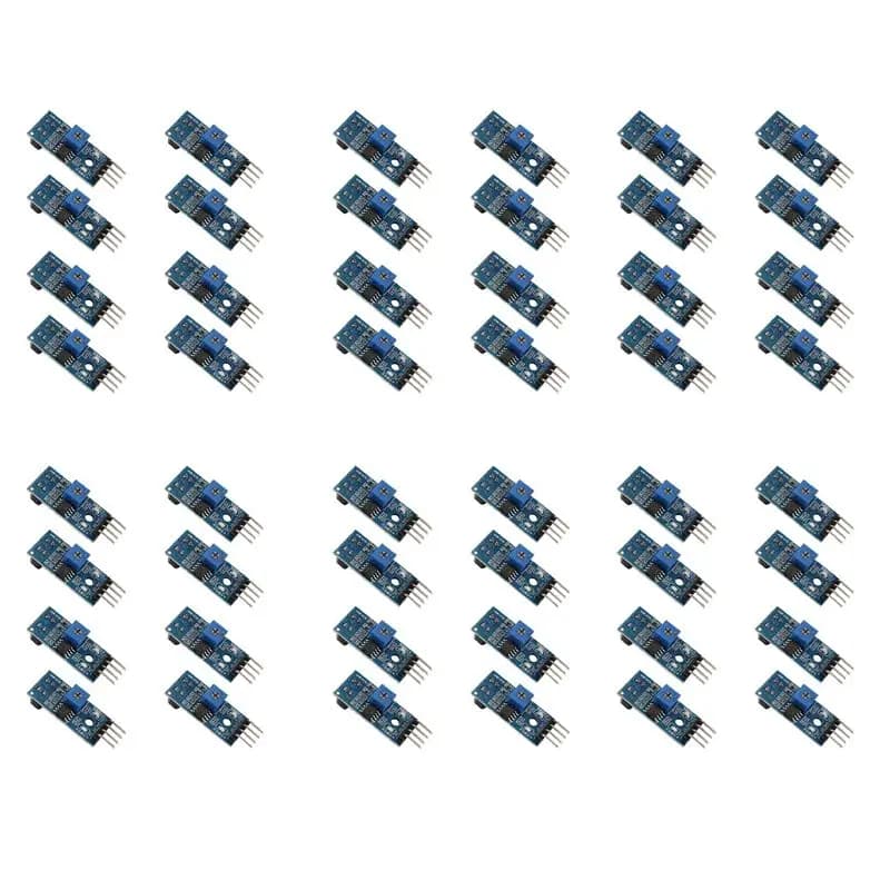 Sensore a infrarossi riflettente TCRT5000 AA08-48Pcs, modulo di rilevamento barriera e tracciamento linea IR per Arduino, auto smart e robot