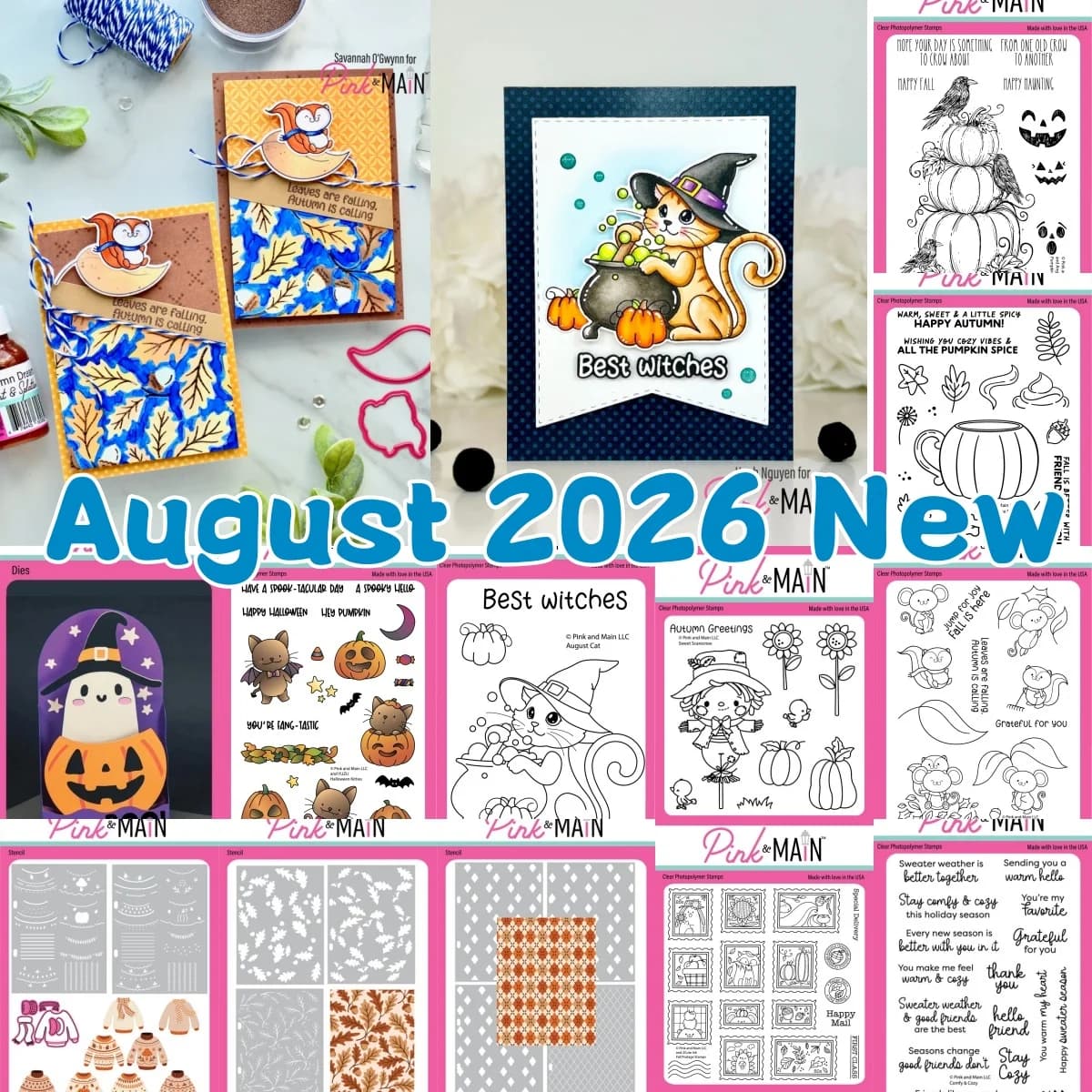 August 2026 New Halloween Autumn Cat Pumpkin Ghost Metal Cutting Dies Clear Stamps Stencil For DIY Decorating Scrapbook Paper