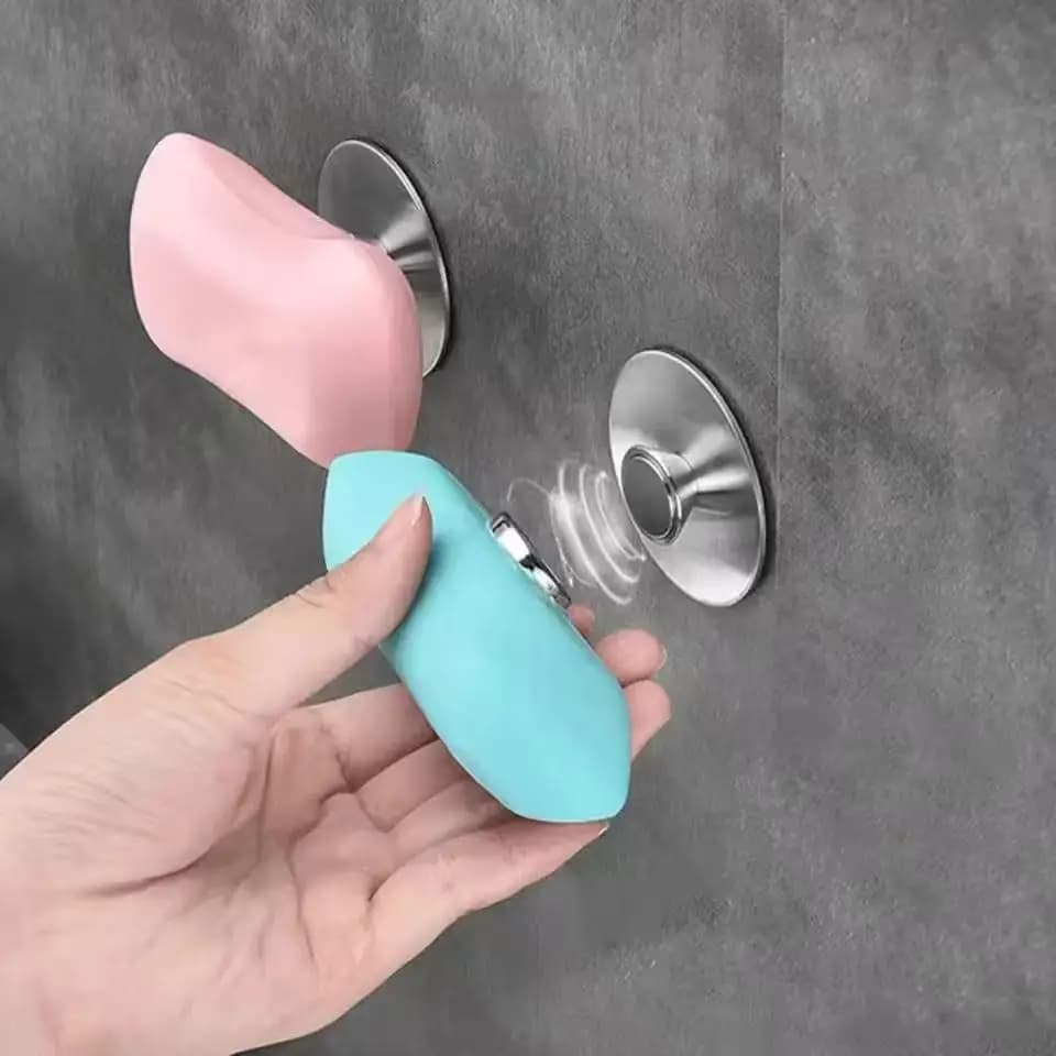 Magnete da parete senza perforazione Portasapone magnetico da bagno Portasapone universale Portasapone da bagno