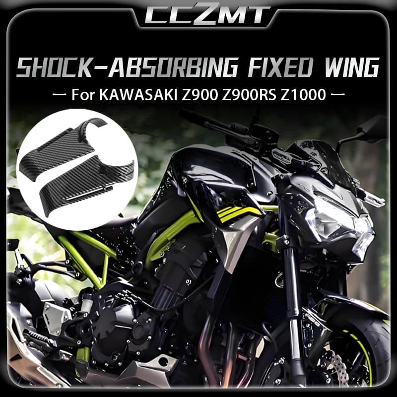 Per KAWASAKI Z900 Z900RS Z1000 z900rs z1000 moto ammortizzante ala fissa ala laterale piastra guida accessori universali