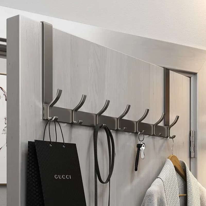 House holders above the door, quick installation, clothes racks, hat, towels, bathroom accessories stand