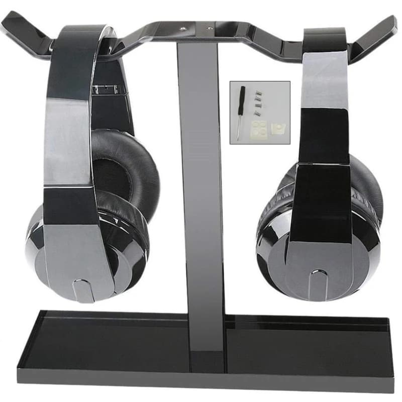Supporto per cuffie antigraffio universale supporto per cuffie cuffie da gioco Heavy Double Side Hanging Headphones Hanger