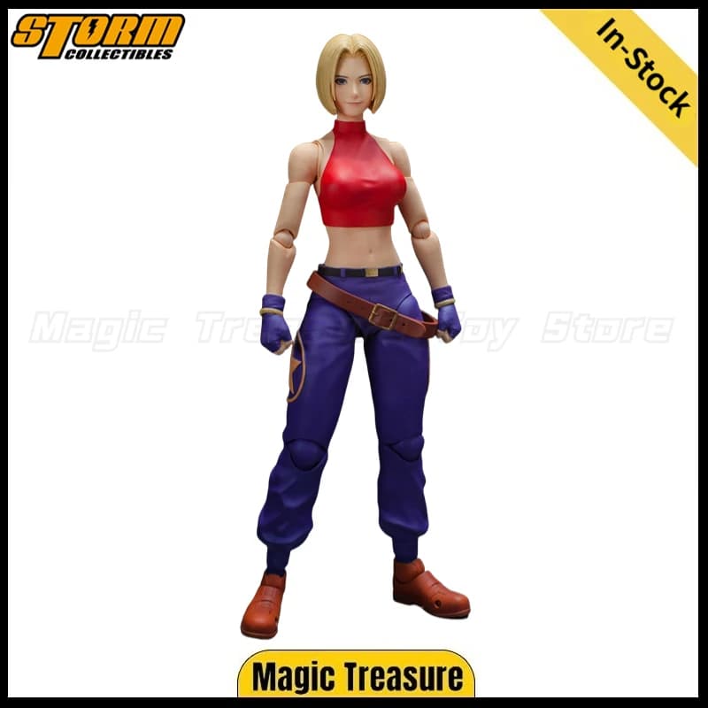 【Disponibile】Originale Storm Da Collezione THE KING OF FIGHTERS '98 ULTIMATE MATCH Blue Mary Action Figure Model Toy