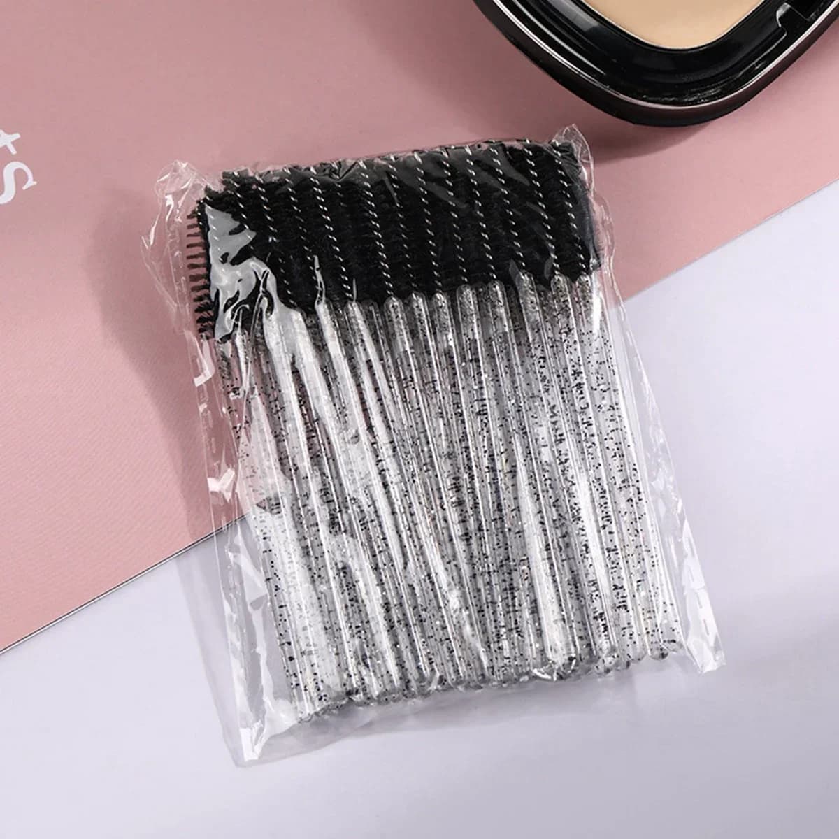 50 pcs brush for eyelashes crystal sticks for disposable mascara extension eyelash microbrush applicator for eyebrow brush for makeup