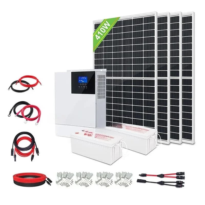 Pannello fotovoltaico domestico inverter da 5000 W/sistema di generazione di energia solare off-grid 220 V set completo di produttori