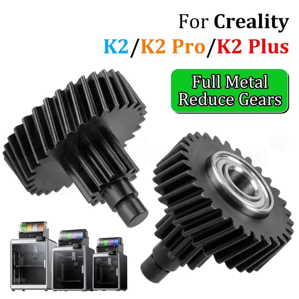 Kit di aggiornamento in metallo completo per riduzione del filamento per Creality K2 K2 Pro/K2 Plus, ad alta precisione e resistente all'usura per estrusore stampante 3D