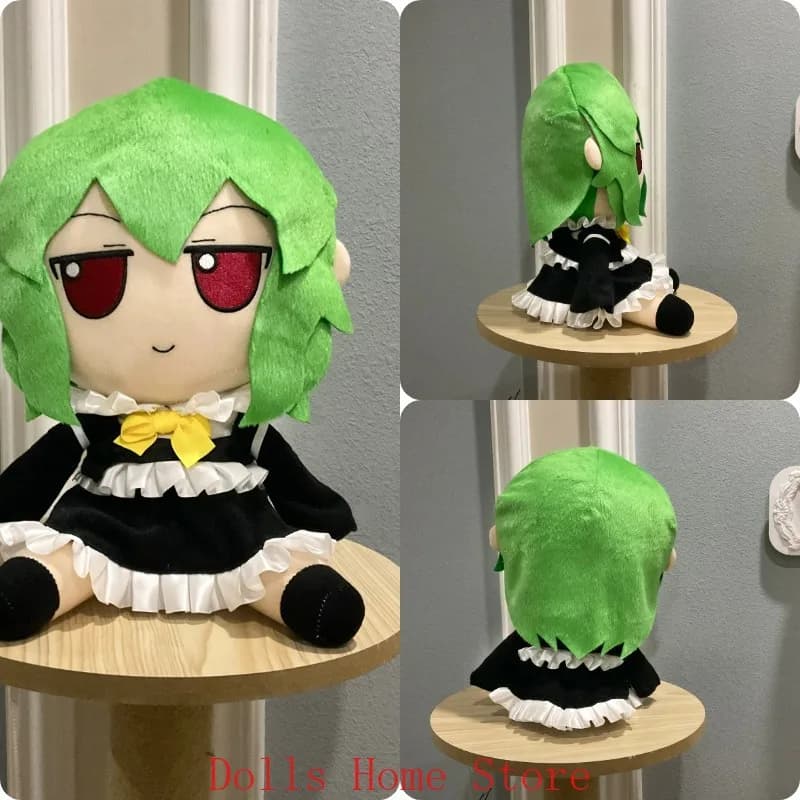 30CM Yuuka Touhou Project Anime Dress Up Plush Stuffed Fumo Cosplay Cute Sitting Posture Pillow Xmas Gift