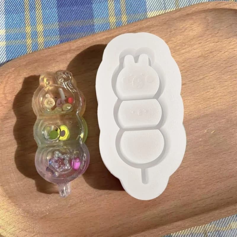 Stampi per colata in resina Quicksand, stampo per agitatore artistico in resina, stampo per ciondolo in resina epossidica con stampo vuoto in Silicone di cristallo stampo per ciondolo carino